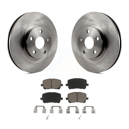 Disc Brake Rotors & Ceramic Pad Front Kit For Toyota Corolla Matrix Pontiac Vibe