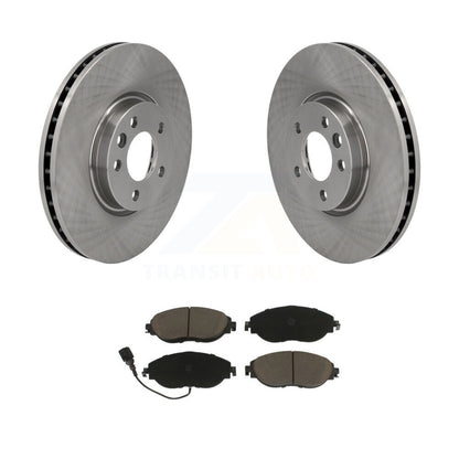 Disc Brake Rotors And Ceramic Pads Front Kit For Volkswagen CC AWD