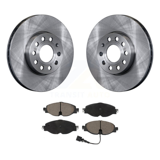 Brake Rotor Ceramic Pad Front Kit For Volkswagen Jetta Golf SportWagen Taos Audi