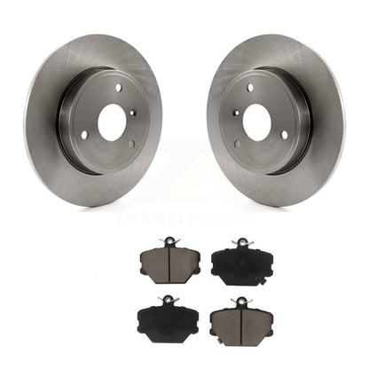 Disc Brake Rotors And Ceramic Pads Front Kit For Smart Fortwo