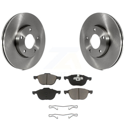 Disc Brake Rotors And Ceramic Pads Front Kit For Mazda 3 Sport