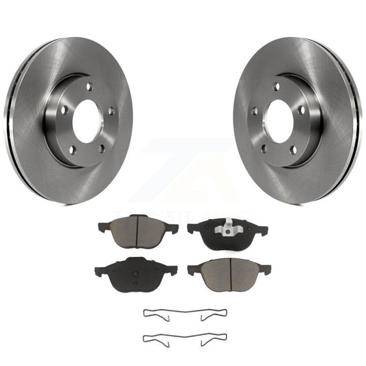 Disc Brake Rotors And Ceramic Pads Front Kit For Mazda 3 Sport
