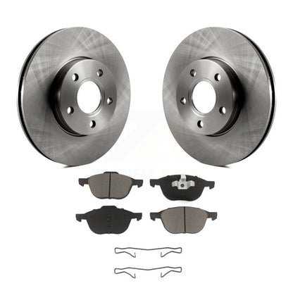 Disc Brake Rotors And Ceramic Pads Front Kit For Ford Focus C-Max