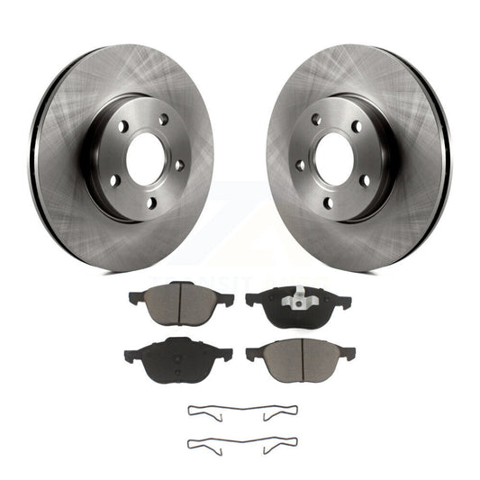 Disc Brake Rotors And Ceramic Pads Front Kit For Ford Focus C-Max