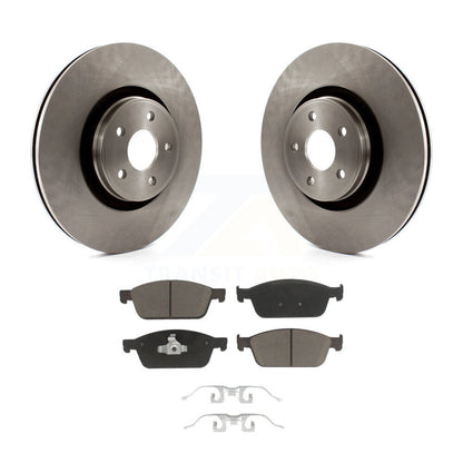Disc Brake Rotors And Ceramic Pads Front Kit For Ford Focus Lincoln MKC