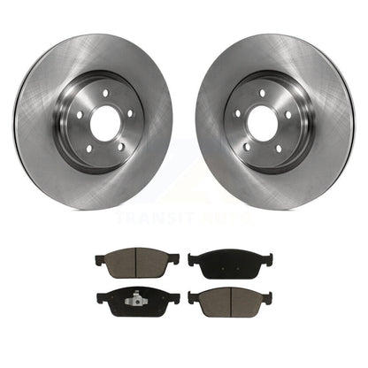 Brake Rotors & Ceramic Pad Front Kit For Ford Escape Transit Connect Lincoln MKC