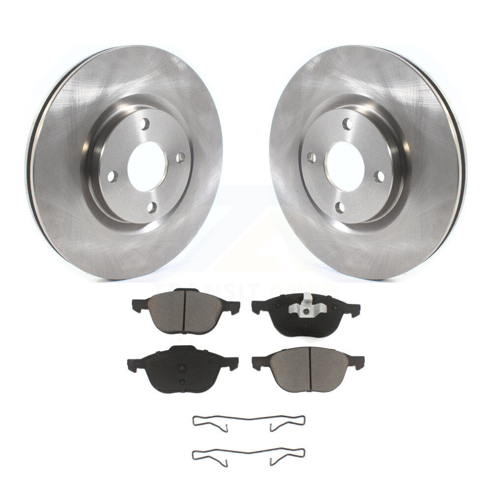 Disc Brake Rotors And Ceramic Pads Front Kit For 2018-2022 Ford EcoSport
