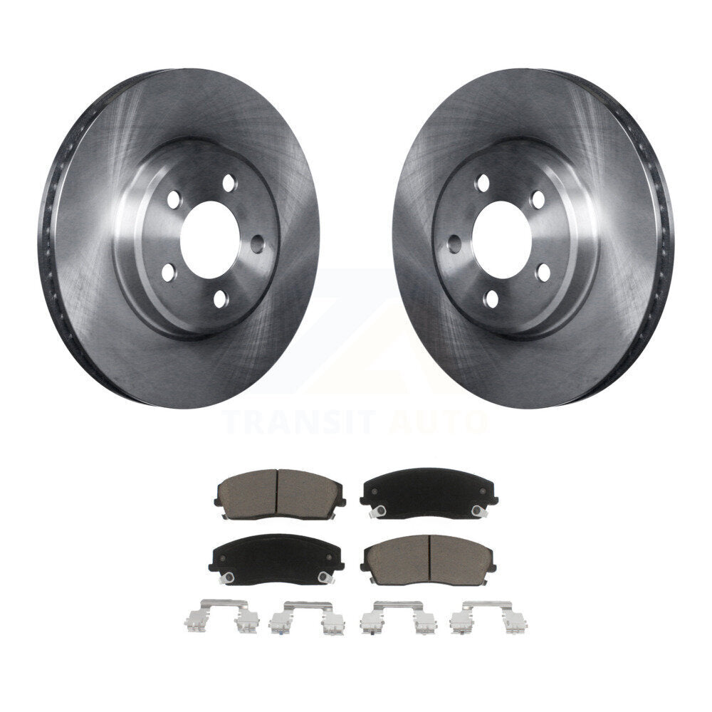 Disc Brake Rotor Ceramic Pad Front Kit For Dodge Chrysler 300 Charger Challenger