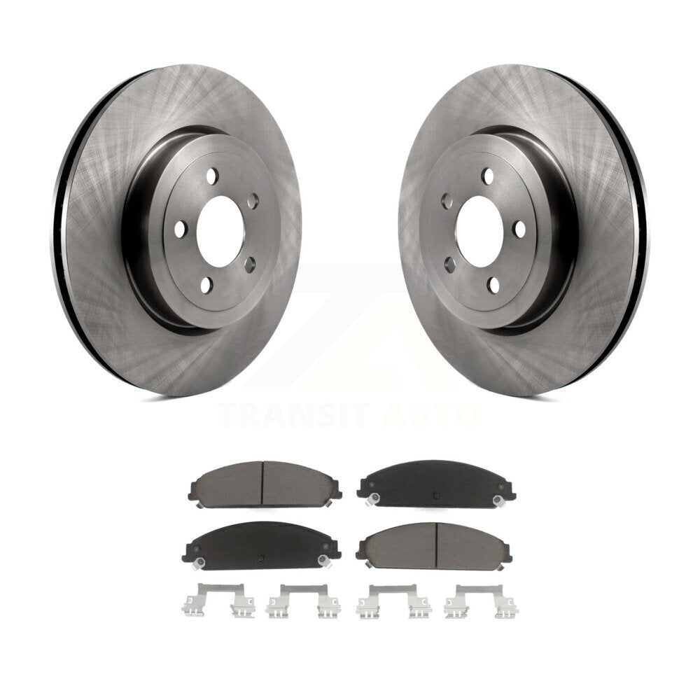 Disc Brake Rotor Ceramic Pad Front Kit For Dodge Chrysler 300 Charger Challenger