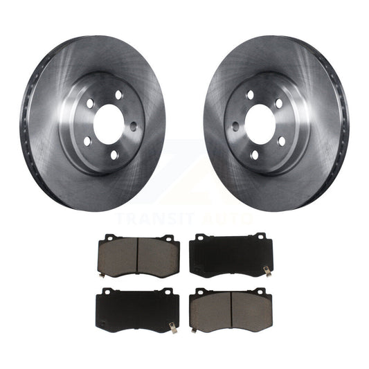 Brake Rotor & Ceramic Pad Front Kit For 2019 Dodge Charger GT With Brembo Brakes