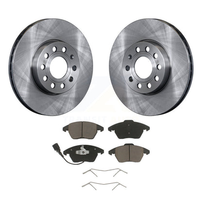 Brake Rotor & Ceramic Pad Front Kit For Volkswagen Jetta Golf Beetle Rabbit Audi