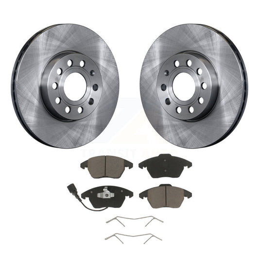Brake Rotor & Ceramic Pad Front Kit For Volkswagen Jetta Golf Beetle Rabbit Audi