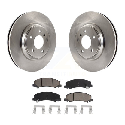 Brake Rotors & Ceramic Pad Front Kit For Buick Lucerne Chevrolet Impala LaCrosse