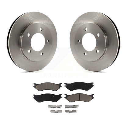 Disc Brake Rotor Ceramic Pad Front Kit For Ford Expedition Lincoln Navigator 4WD