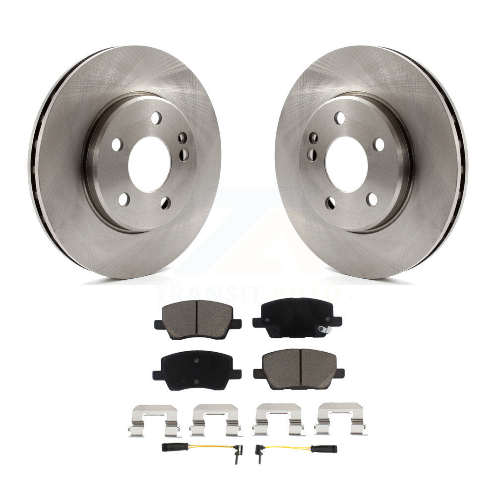 Disc Brake Rotors And Ceramic Pads Front Kit For 2006-2011 Mercedes-Benz B200