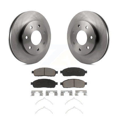 Disc Brake Rotors And Ceramic Pads Front Kit For Ford F-150 Lincoln Mark LT 4WD
