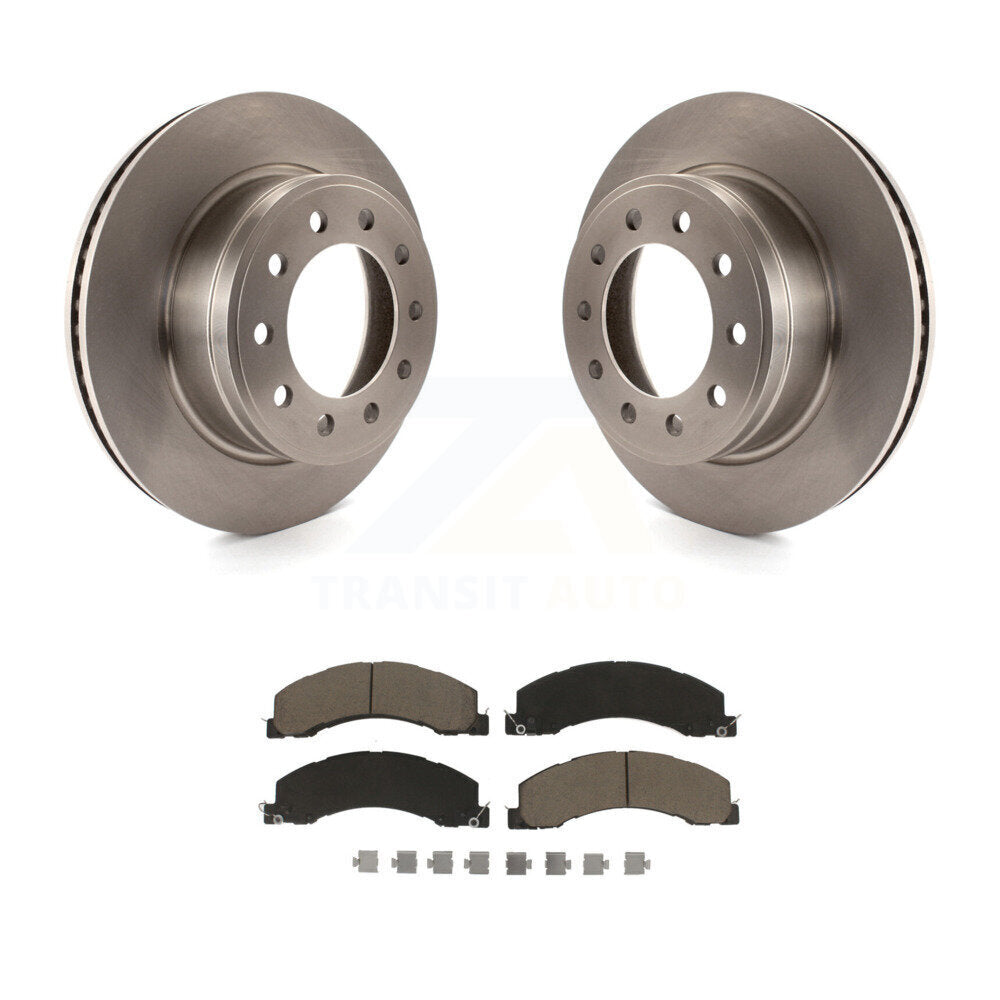 Brake Rotors Ceramic Pad Front Kit For Ram Dodge Sterling Truck 4500 5500 Bullet