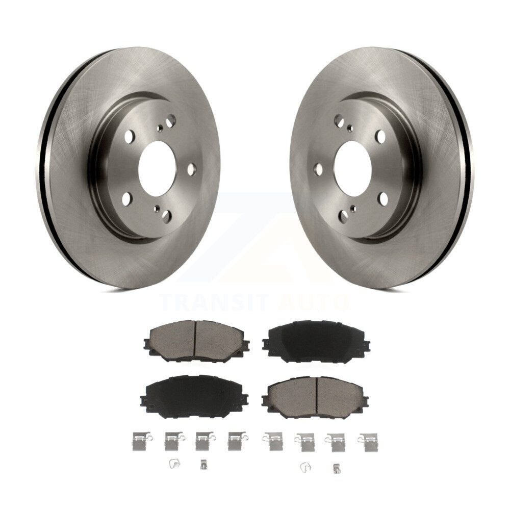 Brake Rotors Ceramic Pad Front Kit For Toyota RAV4 Prius V Scion xB Lexus HS250h