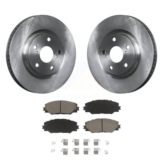 Brake Rotor & Ceramic Pad Front Kit For Toyota RAV4 Matrix Pontiac Vibe Scion iM