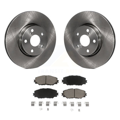 Brake Rotor & Ceramic Pad Front Kit For Toyota Corolla Matrix Pontiac Vibe Scion
