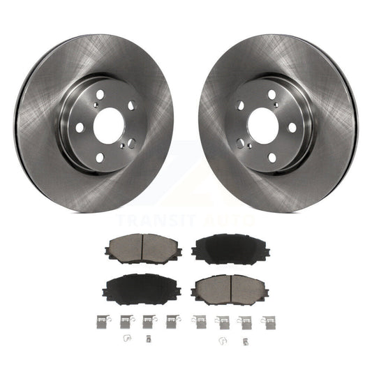 Brake Rotor & Ceramic Pad Front Kit For Toyota Corolla Matrix Pontiac Vibe Scion