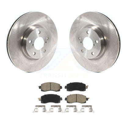 Disc Brake Rotors And Ceramic Pads Front Kit For Subaru Impreza