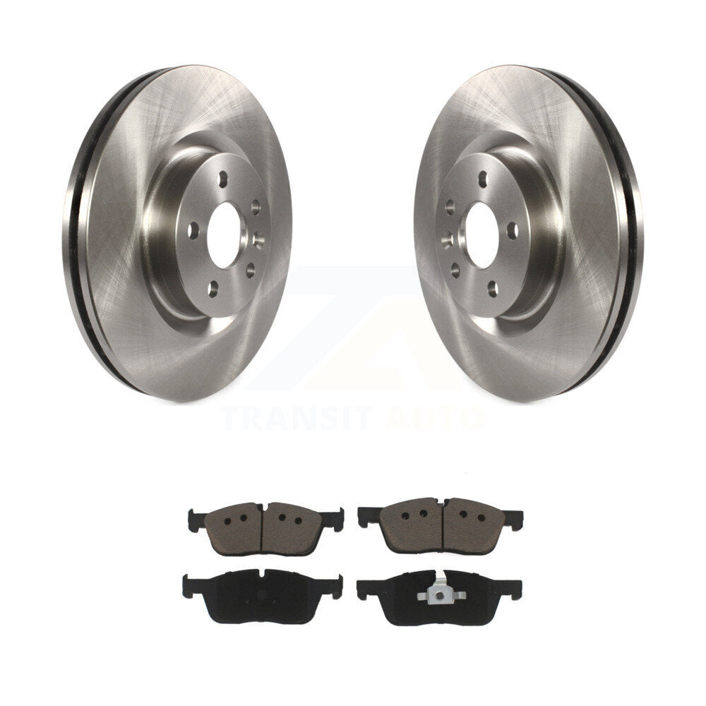 Brake Rotors & Ceramic Pad Front Kit For Land Rover Discovery Sport Range Evoque