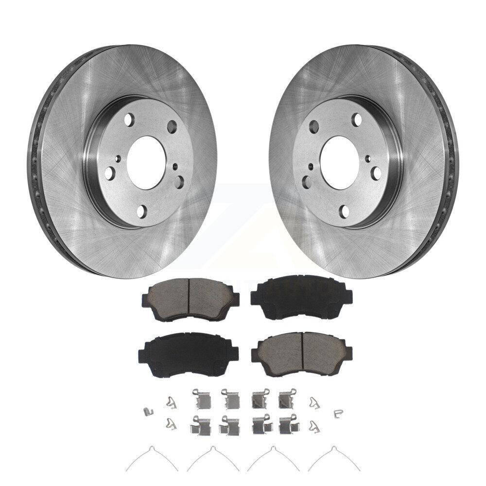 Brake Rotor And Ceramic Pad Front Kit For Toyota Camry Sienna Avalon Lexus ES300