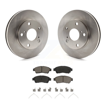 Disc Brake Rotors And Ceramic Pads Front Kit For Toyota Camry 2.2L