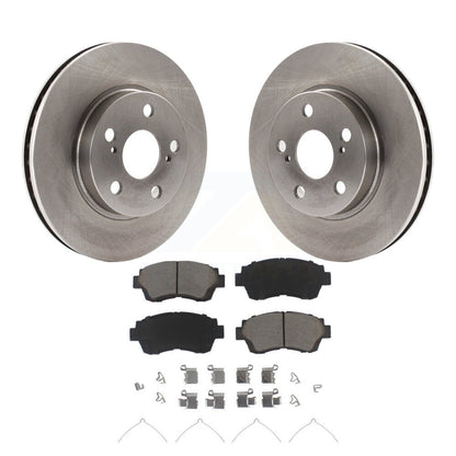 Disc Brake Rotors And Ceramic Pads Front Kit For 1998 Toyota Celica