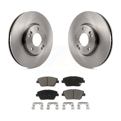 Disc Brake Rotors And Ceramic Pads Front Kit For Hyundai Sonata Kia Optima