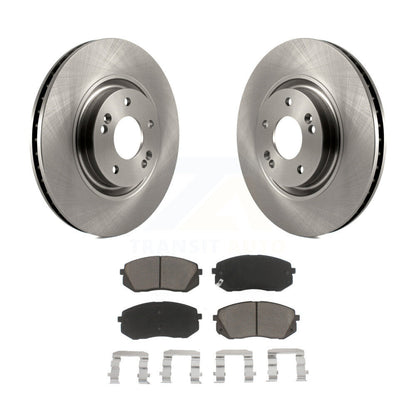 Disc Brake Rotor And Ceramic Pad Front Kit For Hyundai Tucson Sonata Kia Cadenza