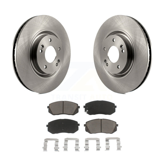 Disc Brake Rotor And Ceramic Pad Front Kit For Hyundai Tucson Sonata Kia Cadenza