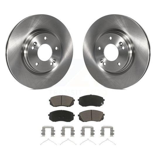 Brake Rotor Ceramic Pad Front Kit For Hyundai Sonata Kona Electric Kia Optima EV