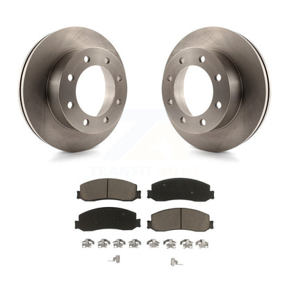 Disc Brake Rotors And Ceramic Pads Front Kit For 2012 Ford F-350 Super Duty 4WD