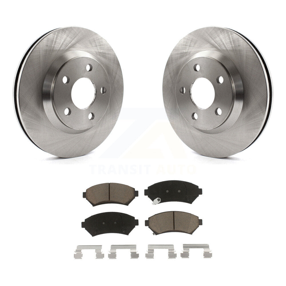Brake Rotors & Ceramic Pad Front Kit For Chevrolet Impala Buick LeSabre Cadillac