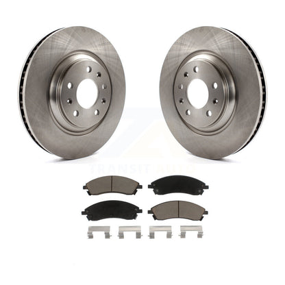 Disc Brake Rotor & Ceramic Pad Front Kit For Cadillac CTS STS Pontiac Bonneville