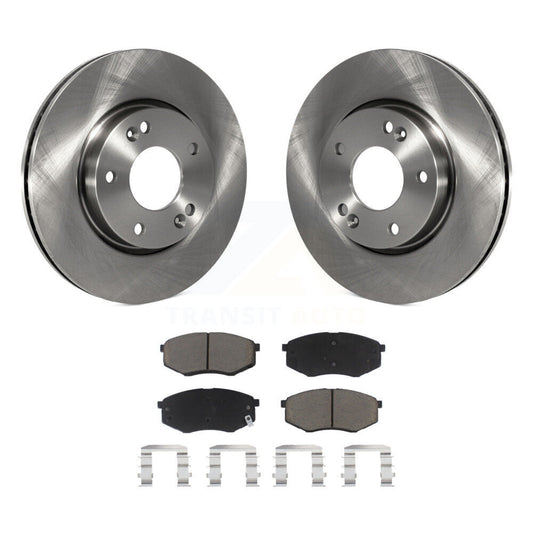 Disc Brake Rotors And Ceramic Pads Front Kit For Hyundai Tucson Kia Sportage FWD