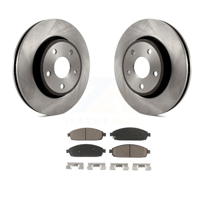 Disc Brake Rotors And Ceramic Pads Front Kit For Jeep Grand Cherokee Commander