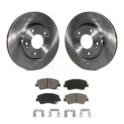 Brake Rotor Ceramic Pad Front Kit For Hyundai Elantra GT Kia Forte Veloster Koup