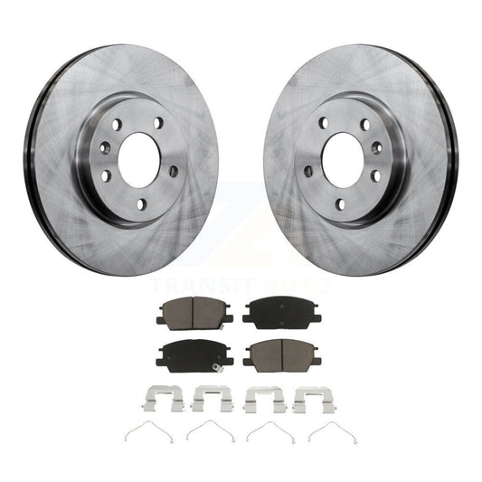 Brake Rotor Ceramic Pad Front Kit For Chevrolet Equinox GMC Terrain Malibu Buick