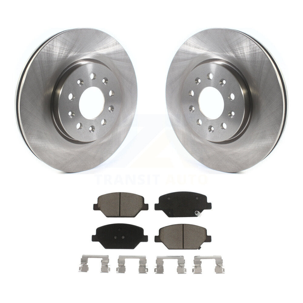 Brake Rotors Ceramic Pad Front Kit For Chevrolet Equinox GMC Terrain Buick Regal