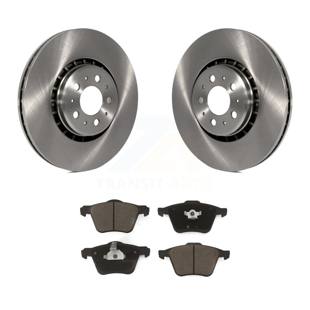 Brake Rotor Ceramic Pad Front Kit For Volvo XC90 With 336mm Diameter