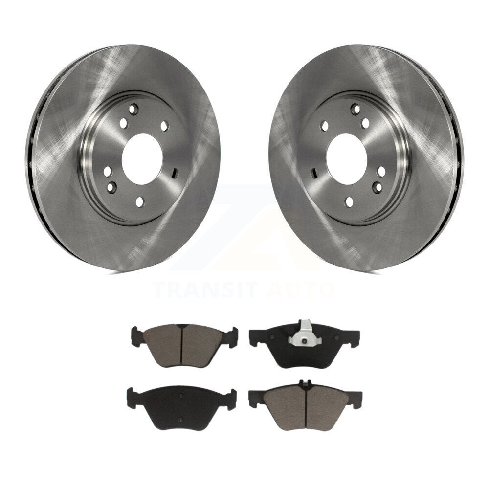 Brake Rotor Ceramic Pad Front Kit For Mercedes-Benz E320 Chrysler Crossfire E430