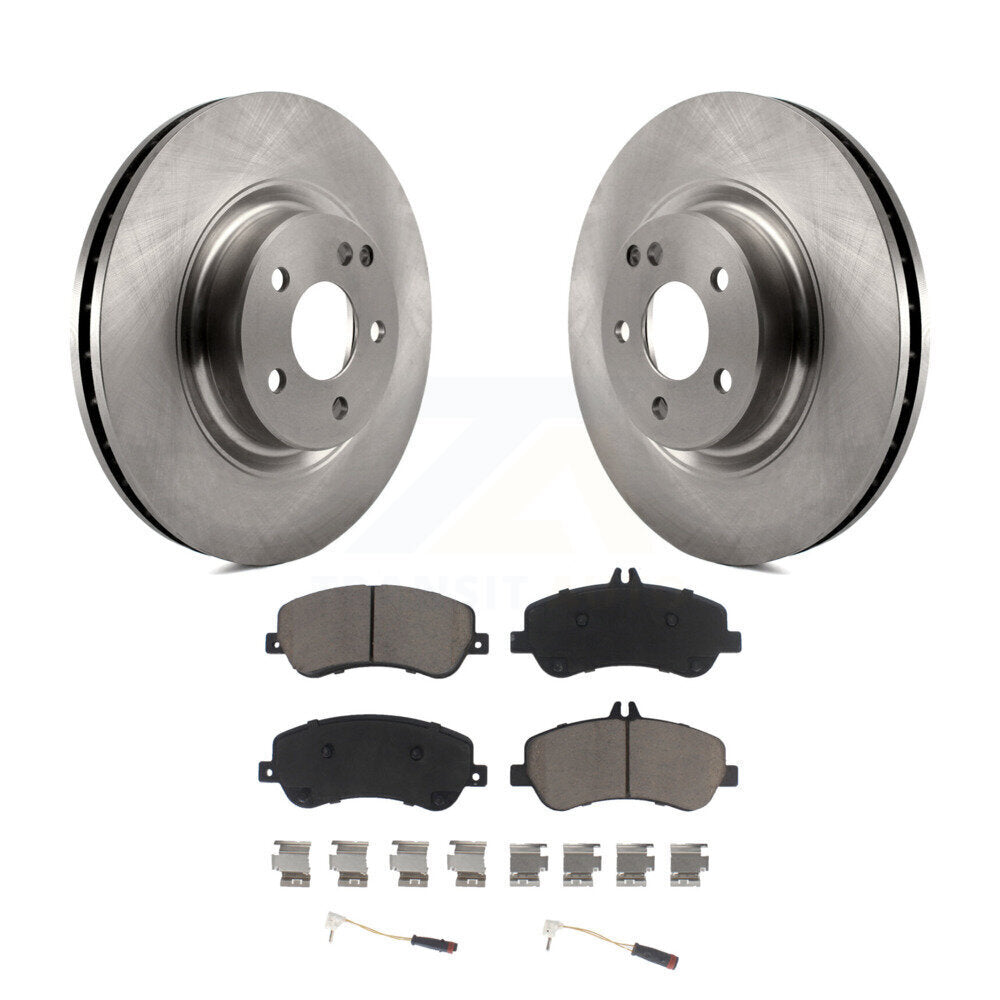 Disc Brake Rotors And Ceramic Pads Front Kit For Mercedes-Benz GLK350 GLK250
