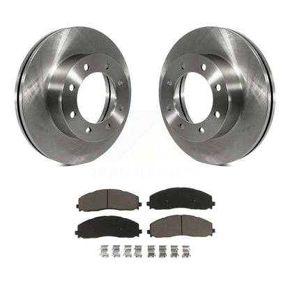 Disc Brake Rotor And Ceramic Pad Front Kit For Ford F-350 Super Duty F-250 F-450