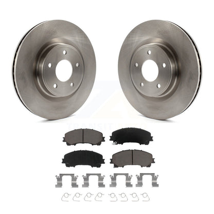 Disc Brake Rotors And Ceramic Pads Front Kit For INFINITI Q50 QX50 Q60