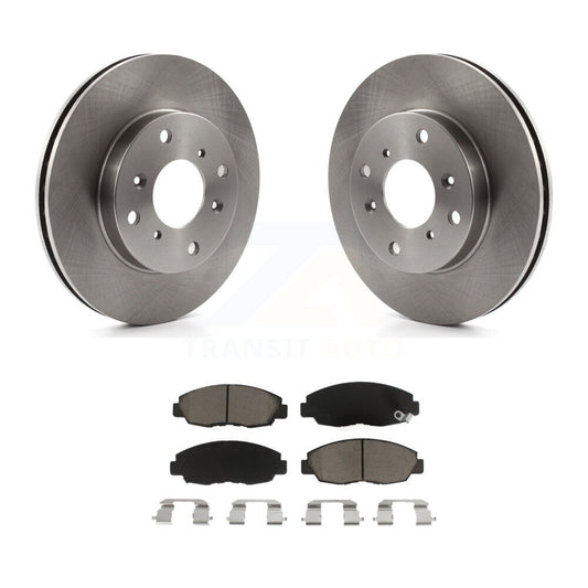 Brake Rotor And Ceramic Pad Front Kit For 1998-2002 Honda Accord Sedan with 2.3L