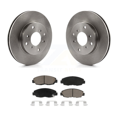 Disc Brake Rotors And Ceramic Pads Front Kit For Honda Accord Acura CL