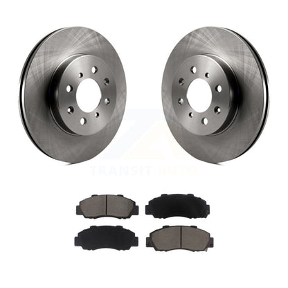 Disc Brake Rotors And Ceramic Pads Front Kit For 1992-1993 Acura Integra GS-R